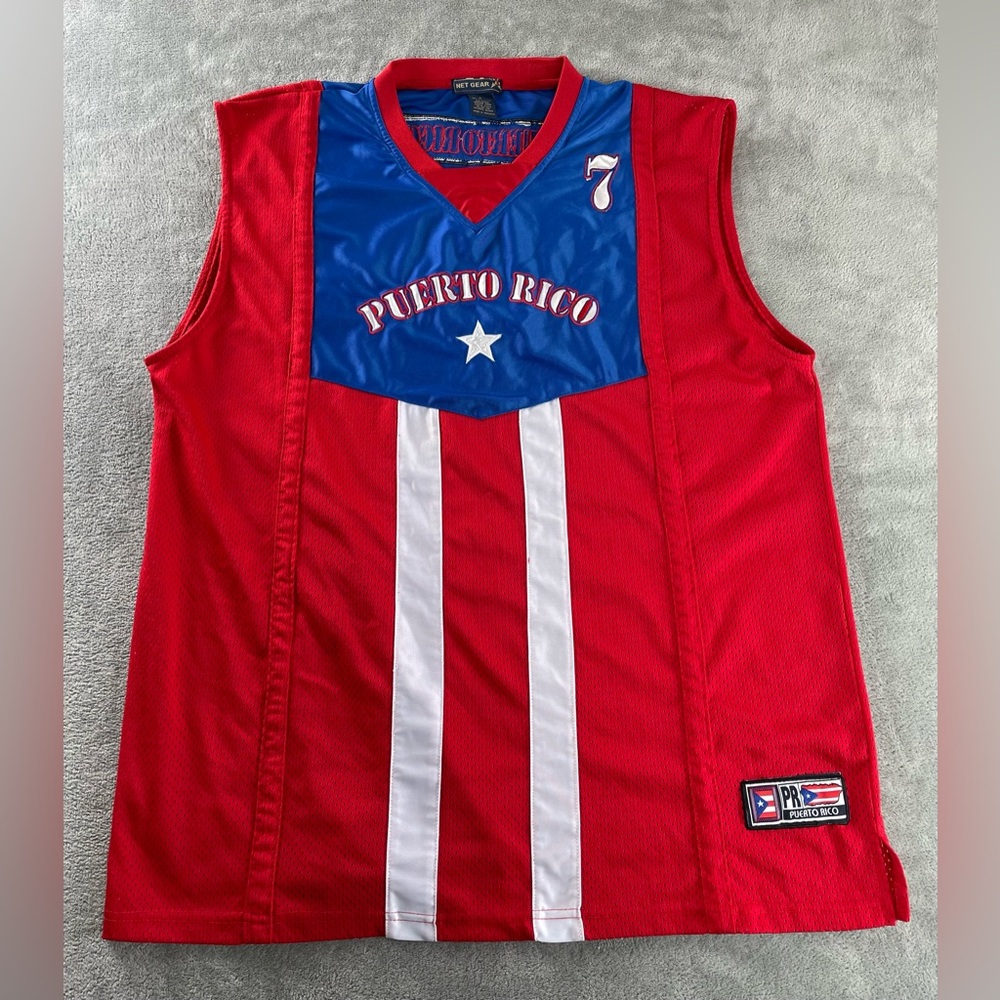 Netgear Red and Blue Puerto Rico Jersey